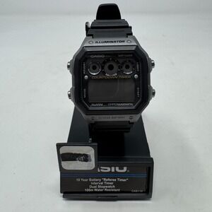 Vintage Casio Illuminator Multifunction AE-1300WH 3426 Watch **NEEDS BATTERY**